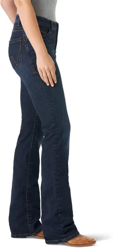 Miniatura 2 de Wrangler Womens Willow Mid Rise Performance Waist Boot Cut Ultimate Riding Jeans