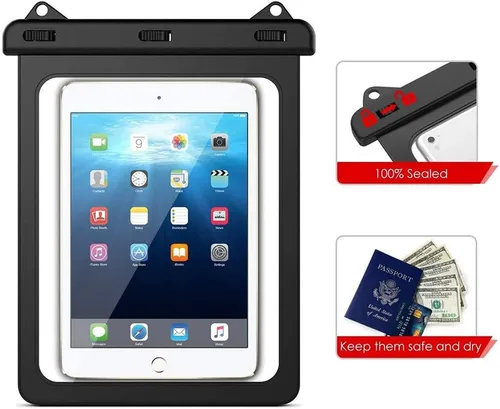 Miniatura 4 de Funda impermeable para tablet de 10.5 pulgadas, bolsa seca para iPad Pro 10.5, iPad 2020 10.2, nuevo iPad 9.7, iPad Air 3, Air 2, Galaxy Tab A 9.7
