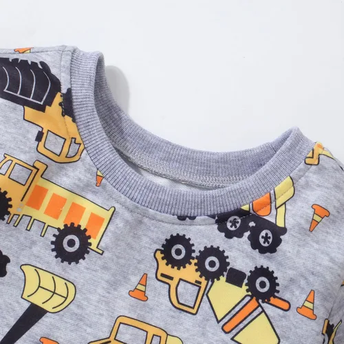Miniatura 4 de Popshion - Sudaderas de dinosaurios para niños, pulóveres deportivos de caricaturas de manga larga, tallas 1-7T