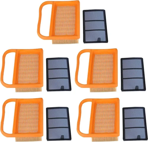 TS420 Filtro de Aire Paquete de 5 Stihl TS420 Filtro de Aire de Sierra de Hormigón Juego de Pre-Limpiador para Stihl TS410 TS420 TS410Z TS420Z TS480