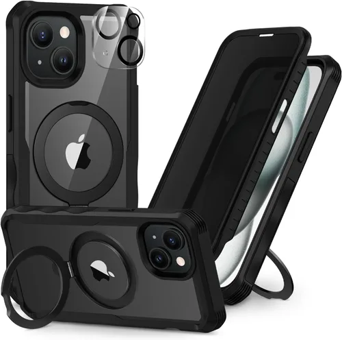 Miniatura 108 de CENHUFO Funda de privacidad para iPhone 11 Pro, funda de cuerpo completo con protector de pantalla de privacidad de vidrio templado 9H integrado