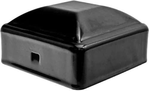 Miniatura 10 de Tapa ornamental para postes de valla de hierro para postes de valla de 2 x 2 pulgadas, también conocida como tapa de poste de valla de hierro