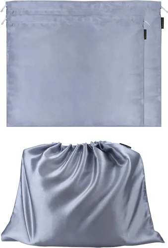Paquete de 2 bolsas antipolvo para bolsos, bolsas de seda para bolsos, bolsos, zapatos, bolsa con cordón a prueba de polvo, bolsa de almacenamiento