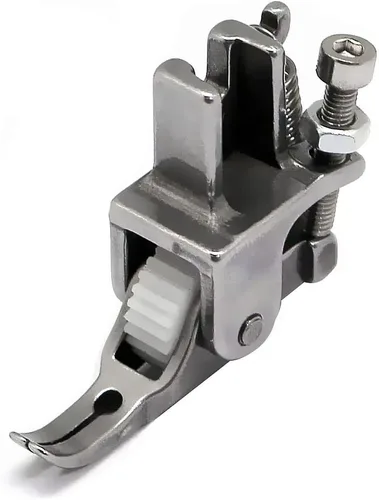 Miniatura 8 de Prensatelas de engranaje de hierro ajustable P363 Roller Zipper Presser Foot para máquina de coser Juki Brother Single Needle Lockstitch Máquina Pie