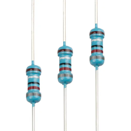Miniatura 86 de 100pcs 1 ohm Resistor 1/4w (0.25 W) Resistencia fija de película metálica de tolerancia ±1%, múltiples valores de resistencia opcional