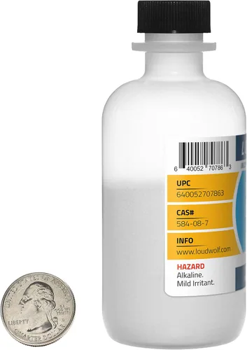 Miniatura 3 de Carbonato de potasio/polvo fino, 4 onzas, 99 % puro
