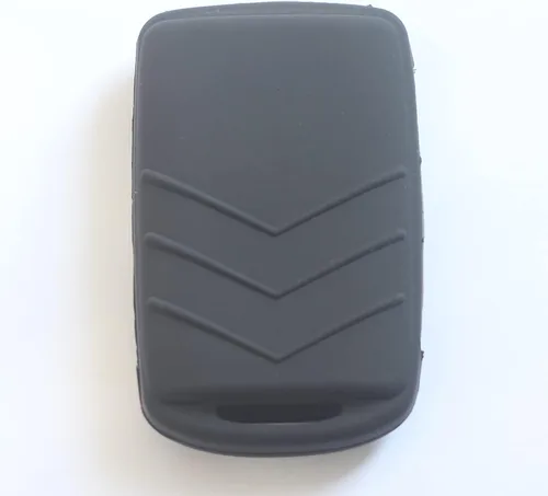 Miniatura 7 de 2 fundas para llavero de 3/4 botones compatibles con Mazda, Negro con blanco y negro con azul, Pequeño