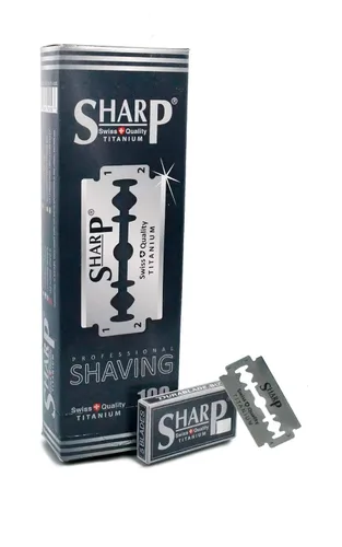 Miniatura 4 de Durablade 100 cuchillas afiladas de titanio de doble filo para maquinilla de afeitar de seguridad, cuchillas de afeitar de seguridad para hombre
