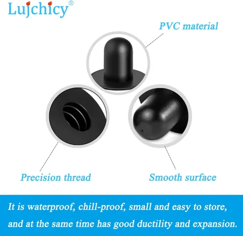 Miniatura 2 de Tapón de enchufe de pared para bomba de piscina, filtro de repuesto para piscinas Bestway e Intex, tapón de pared (negro)