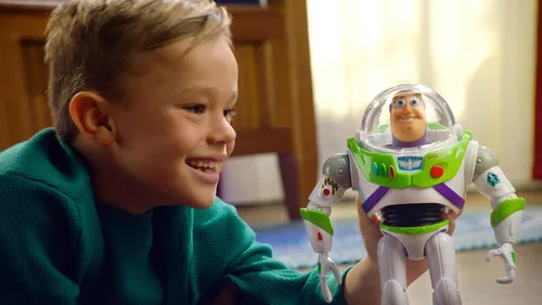 Miniatura 2 de Mattel Disney Pixar Toy Story Figura de acción parlante de Buzz Lightyear con movimiento, juguete coleccionable de 10 pulgadas con más de 30 sonidos
