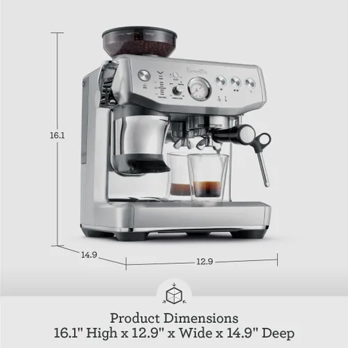 Miniatura 3 de Breville Barista Express Impress BES876BST, acero inoxidable negro
