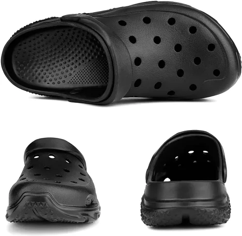 Miniatura 3 de Scecocrs Zuecos con Soporte de Arco para Mujeres y Hombres Zapatos de Jardín para Adultos Deslizables para Exteriores Sandalias Deportivas de Verano