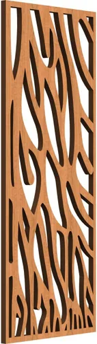 Miniatura 128 de 9 3/8"W x 24 3/8"H x 1/4"T Bristol Decorativos Paneles de Pared de Madera Calado, Cereza
