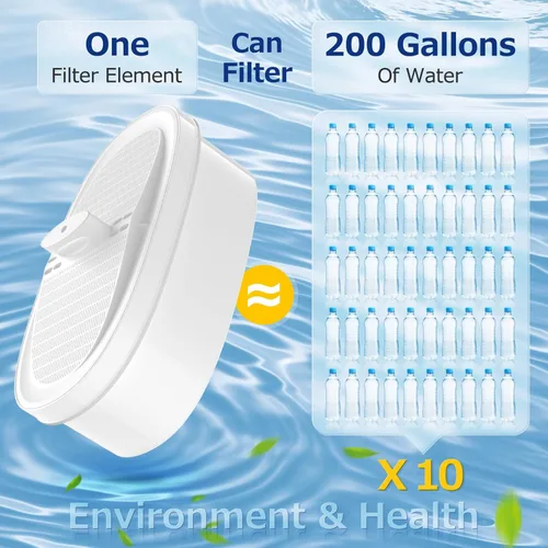 Miniatura 8 de WD-PF-01A Plus - Paquete de 4 filtros de repuesto para todos los sistemas de filtración de jarras Water-Drop, compatible con Water-Drop WD-PF-01A