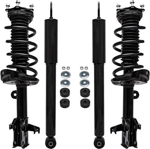 Miniatura 59 de Detroit Axle - Amortiguadores de puntales para Nissan Sentra 2007-2012 [Base S SL SR] Puntales delanteros completos con amortiguadores traseros
