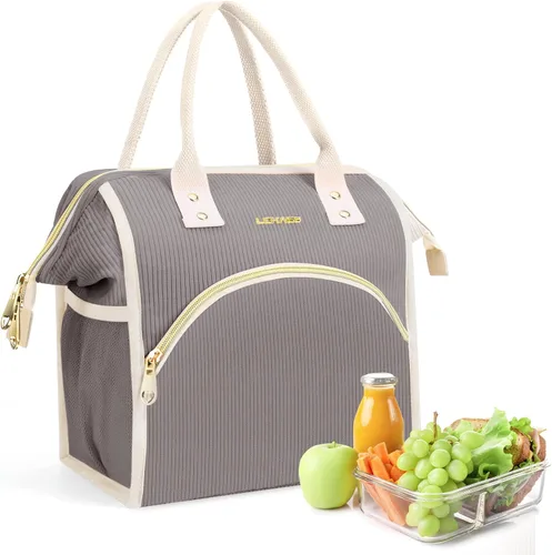 Miniatura 17 de LOKASS - Lonchera aislada para mujeres - Bolsa de almuerzo reutilizable de 10 L para mujeres - Bolsa térmica tipo hielera a prueba de fugas