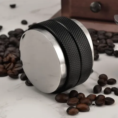 Miniatura 6 de Manipulador espresso de 2.008 in, altura ajustable del distribuidor de café, nivelador de café que se adapta con doble cabeza dos en uno y tres