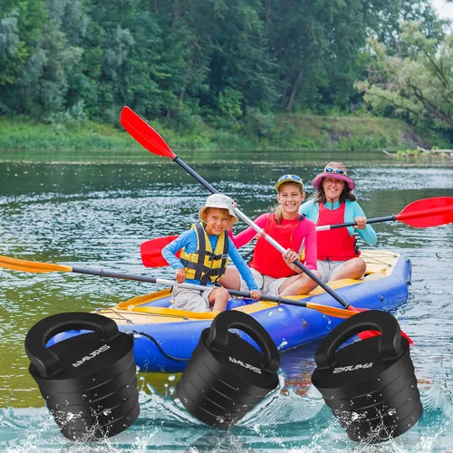 Miniatura 7 de Kit de tapones para kayak, tapones de drenaje con mango de silicona, tapones universales para kayak para sentarse en la parte superior de kayak, 8