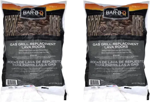 Miniatura 2 de Rocas de lava natural para hoguera Bolsa de 7 libras de rocas de lava para hogueras 1 paquete