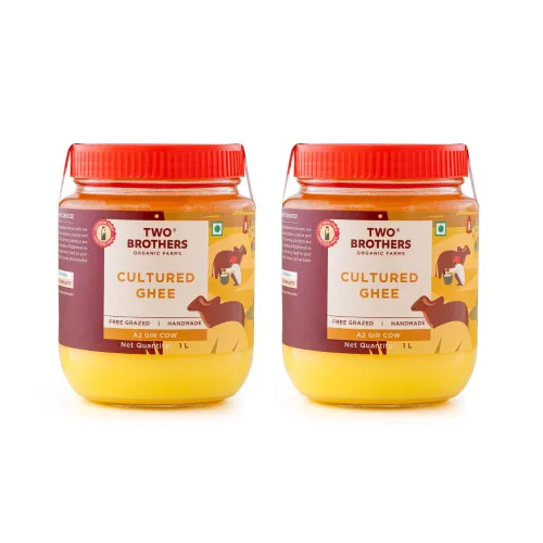 Miniatura 9 de Mantequilla Ghee A2 Orgánica Alimentada con Hierba de Vaca Gir Amigable para el Intestino Alternativa de Mantequilla Saludable Sin OGM, Libre