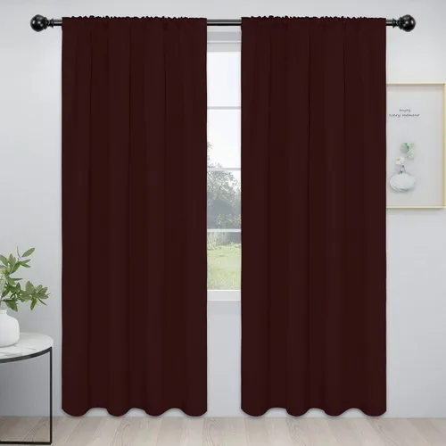 Miniatura 86 de Easy-Going - Cortinas opacas con bolsillo para varilla para el dormitorio, cortinas para ventanas que oscurecen la habitación o la sala de estar