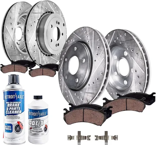 Miniatura 26 de Detroit Axle - Kit de freno delantero para Ford F-150 2010-2011, Ford Expedition Lincoln Navigator 2010-2021, repuesto de pastillas de freno