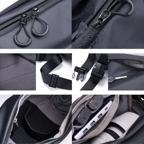 Miniatura 8 de ULANZI Bolsa de Hombro Versátil para Cámara, Bolsa de Mensajero para Fotografía y Viaje, Bolsa de Accesorios Portátil, Elegante Bolsa de Cruz