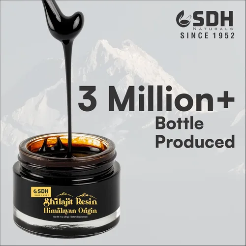 Miniatura 9 de Resina Shilajit pura del Himalaya (500 mg) purificada con Triphala ayuda a apoyar la energía, la inmunidad y el enfoque tanto para hombres como
