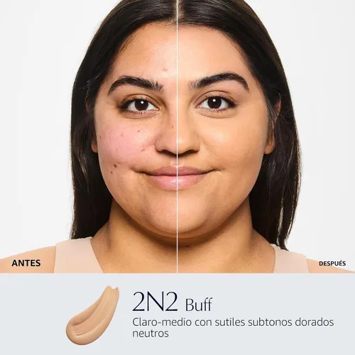 Miniatura 2 de Estée Lauder Maquillaje de base de maquillaje doble que se mantiene en su lugar, base mate de larga duración, 1 onza líquida 2N2 Buff - Ligero-medio