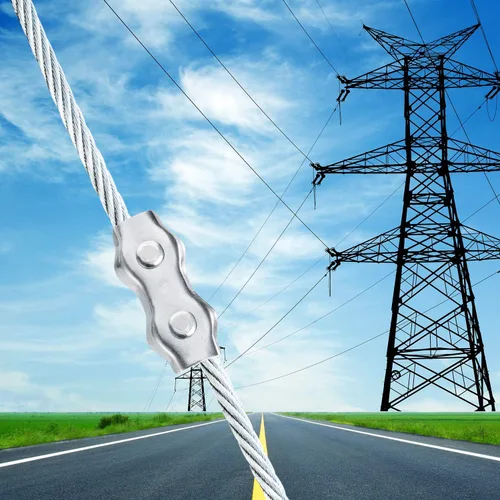 Miniatura 7 de Maitys Conector de acero galvanizado empalmador de cables de cuerda polivinílico para cercas eléctricas (12)