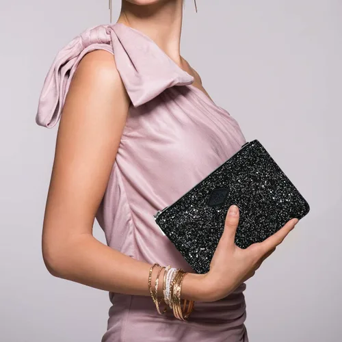 Miniatura 2 de Bolso de mano con bandolera GM LIKKIE para mujer, bolso de noche con purpurina, bolso de mano de lentejuelas para bodas y fiestas Glitter, Sequin