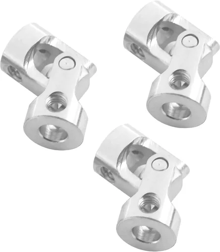 Miniatura 5 de Paquete de 5 conectores de motor de acoplamiento de junta en U universales giratorios para automóvil RC, robot, barco oruga (0.197 in a 0.197 in)