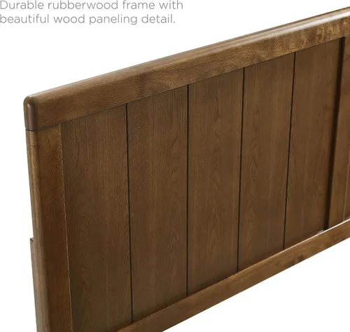 Miniatura 6 de Modway MOD-6218-WAL Robbie - Cabecero de madera Queen, nogal