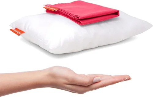 Miniatura 11 de Pipsqueak - Almohada pequeña, pequeña, pequeña, 11 x 7 pulgadas, perfecta para viajes, automóviles, aviones, camping, perros, niños pequeños, niños