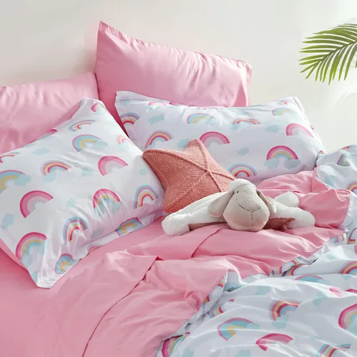 Miniatura 3 de SLEEP ZONE - Juego de funda de edredón para niños, 2 piezas, microfibra cepillada ultra suave con 1 funda de almohada de fácil cuidado, cierre