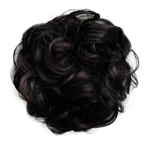 Miniatura 38 de CAISHA by Prettyshop Hairpiece Scrunchy Updo Bridal Peinado Voluminoso Ondulado Moño Desordenado Mezcla Rubio G13AL