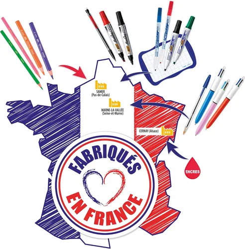 Miniatura 4 de BIC Bolígrafos Sun de 4 colores - Caja de 12