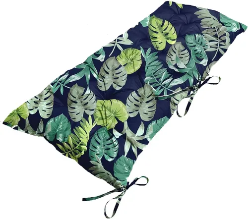 Miniatura 22 de Cojín de banco para exteriores, color negro, antideslizante, para muebles de exterior, almohadillas gruesas para sillas de patio de 40 pulgadas
