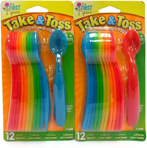 Miniatura 4 de First Years Take & Toss - Cucharas infantiles (12 unidades)