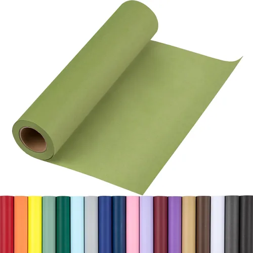 Miniatura 31 de RUSPEPA Rollo de papel de regalo azul marino kraft, 17.5"x 393" (32.8'), papel de regalo reciclable azul para regalos de cumpleaños, cubierta
