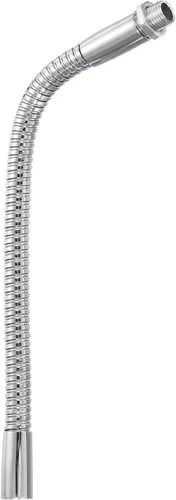 Miniatura 17 de PATIKIL Cuello de cisne universal de 4.7 in/4.7 pulgadas, manguera flexible de metal de rosca fina M10, extensión de tubo de cuello de cisne de Negro