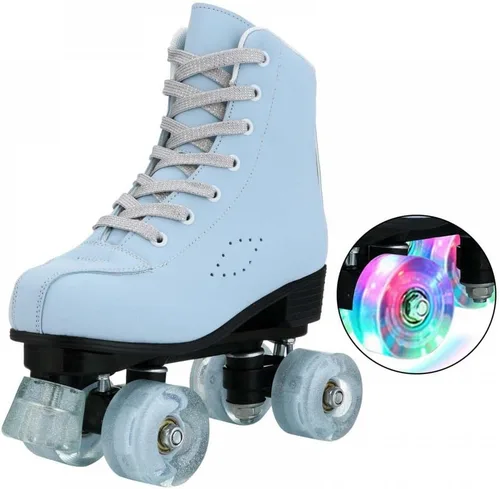 XUDREZ Patines clásicos de alta calidad para mujeres y niñas, material esmerilado, para principiantes, uso en interiores y exteriores