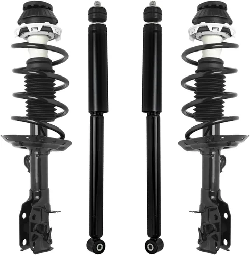 Miniatura 104 de Detroit Axle - Puntales y Amortiguadores para Chevy Traverse Buick Enclave GMC Acadia Saturn Outlook 2007-2012, 2 puntales delanteros con resorte