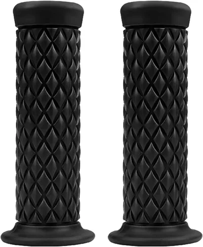 Miniatura 5 de Empuñaduras de motocicleta antideslizantes de goma para el extremo de la barra de agarre de 7/8 pulgadas, 0.866 in, 0.945 in, comodidad para Negro