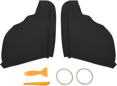 Miniatura 2 de KUAFU Funda para reposabrazos de panel de puerta Compatible con tapicería de reposabrazos de puerta delantera Honda Odyssey 2011-2017 PVC negro - 2