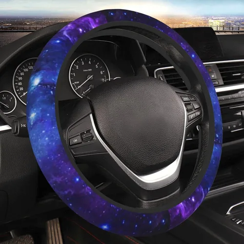 Miniatura 9 de Funda universal para volante de concientización del autismo para mujeres y hombres, protector universal de volante de 15 pulgadas, antideslizante