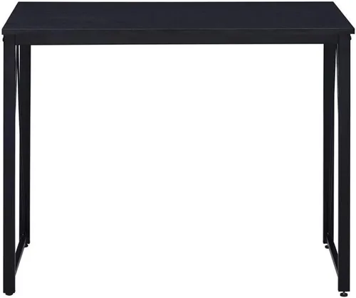 Miniatura 5 de Acme Zaidin - Escritorio rectangular de madera con base de trineo de metal, color negro