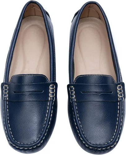 Miniatura 6 de Heydonic Mocasines para mujer, mocasines suaves, casuales, para caminar, conducir, oficina, penny planos, zapatos de barco para mujer, sin cordones