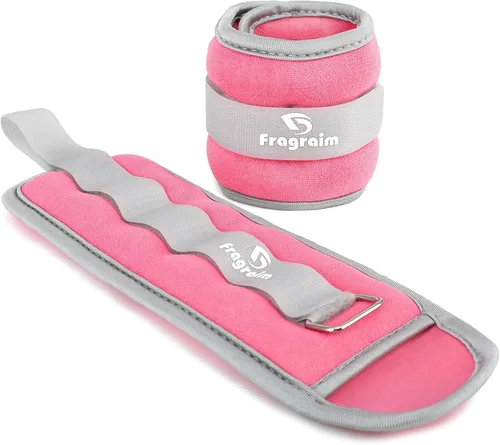 Miniatura 7 de Pesas de tobillo, 1/2/3/4/6/8/10 libras, 1 par de pesas de muñeca, pierna y brazo para mujeres, niños y hombres, cómodas y suaves, perfectas
