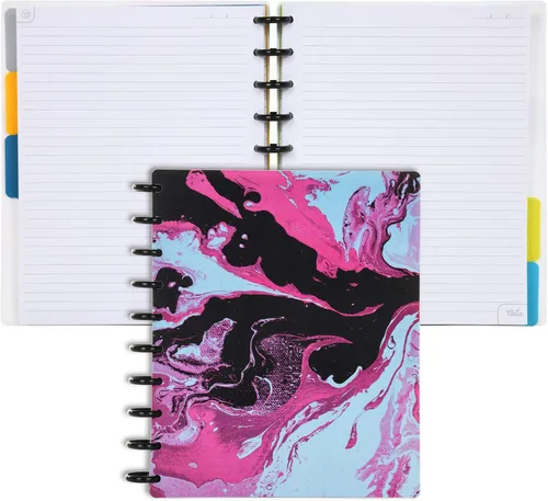 Miniatura 109 de Talia - Cuadernos de notas con tapas, planificador, personalizables, (Azul de Verano, Junior (5.5 pulgadas x 8.5 pulgadas)) Azul verano